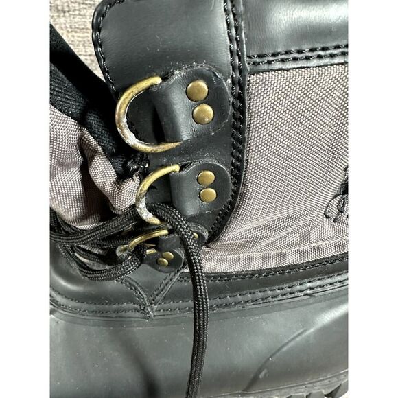 Polo Ralph Lauren Crestwick Duck Boot Black Mens 12 D Rain Snow Hunting - Picture 6 of 12
